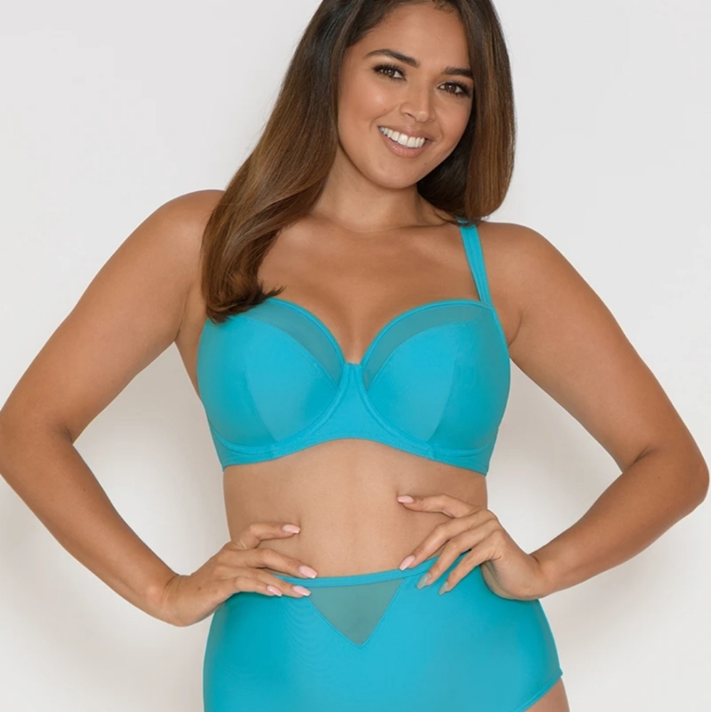 NWT - Curvy Kate Sheer Class Balcony Bikini